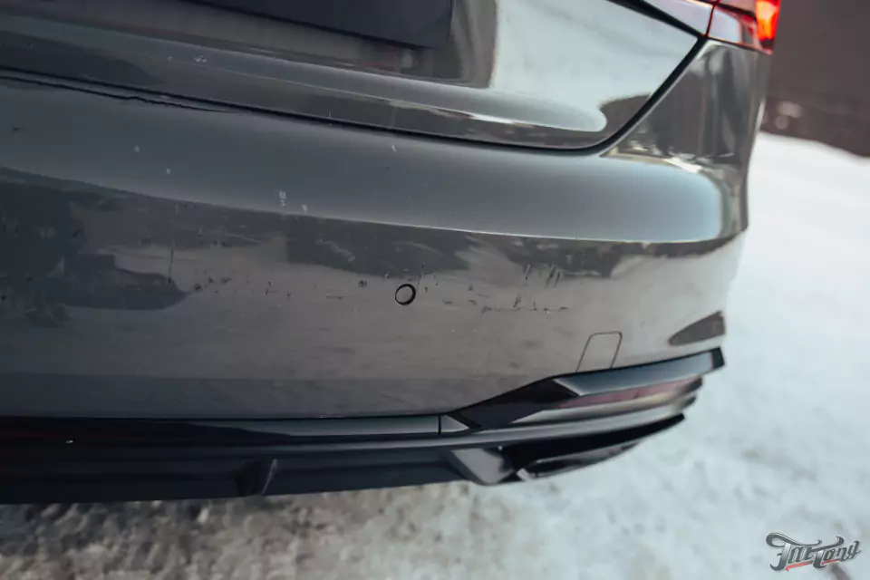 Кузовной ремонт и перетяжка руля для Audi A5